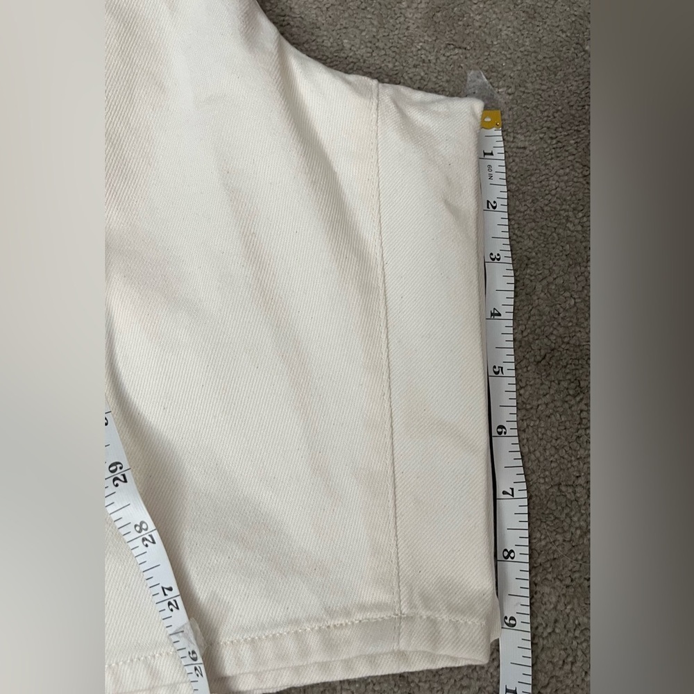 J.Crew Beige Cotton Twill Wide-Leg Shorts Size 36 NWT - Picture 7 of 9